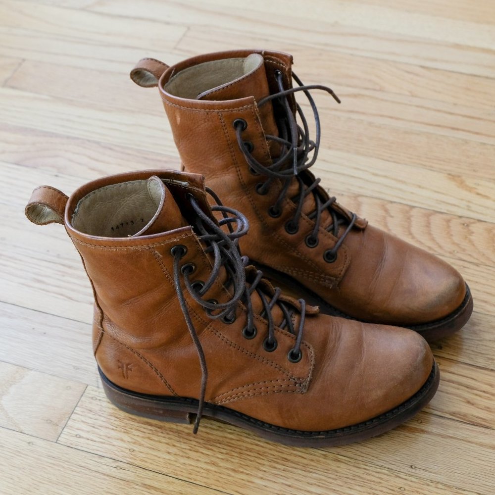 Frye Veronica Combat Boots